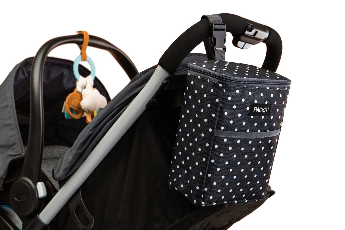 freezable-double-baby-bottle-bag-y3 freezable-double-baby-bottle-bag-polka-dots-lifestyle-stroller.jpg