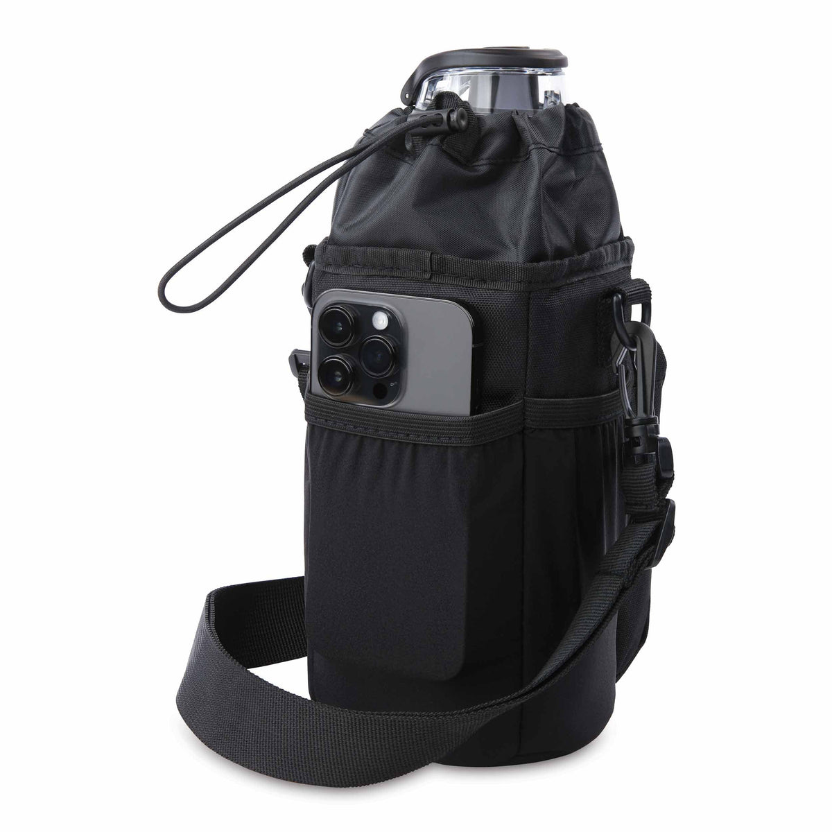 freezable-hydration-crossbody-b5 freezable-hydration-crossbody-black-back-elastic-slip-pocket.jpg